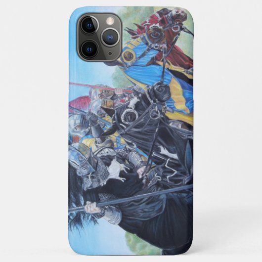 馬に乗る中世の歴史美術騎士 Case-Mate iPhoneケース (裏面)