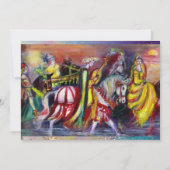 馬に乗る人たち、夜の音楽、ピンクゴールドの輝き (裏面)