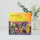 馬に乗る人たち、夜の音楽、黄色のきらきら 招待状 (スタンド正面)