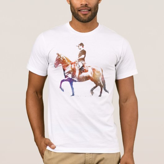 馬に乗る人 Tシャツ (正面)