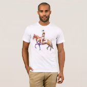 馬に乗る人 Tシャツ (正面フル)