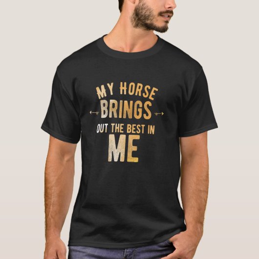 馬に乗る女の子 女性 乗馬 4 Tシャツ (正面)