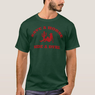 馬に乗る家族を救う Tシャツ