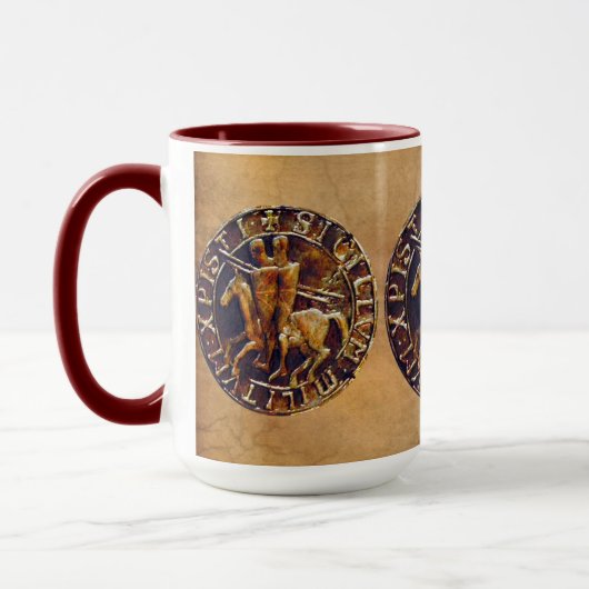 馬に乗る者ウマ科のの動物に対する贈り物 マグカップ (左)