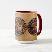 馬に乗る者ウマ科のの動物に対する贈り物 マグカップ (正面右)