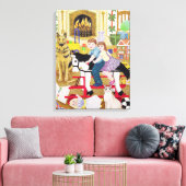 馬に乗る キャンバスプリント (インサイチュ (リビング))