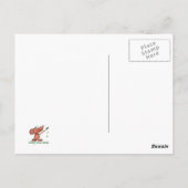 馬に囲まれたユニコーン - 楽しい名言 - 楽しい紫 ポストカード (裏面)