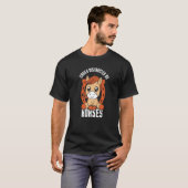 馬に夢中になりやすい 馬乗り 馬 競馬 Tシャツ (正面フル)