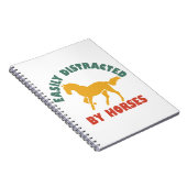 馬に容易に気を取られる ノートブック (右側)