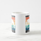 馬に気を取られがち 農場愛好家 クール コーヒーマグカップ (中央)