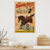 馬に立つ男のドイツのサーカスのポスター ポスター (キッチン)