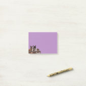 馬に記録する ポストイット (デスク上)