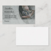 馬に蹄鉄を打つこと 名刺 (正面/裏面)