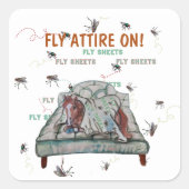 馬に身を包む スクエアシール (正面)