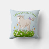 馬に過ぎないもの クッション (裏面)