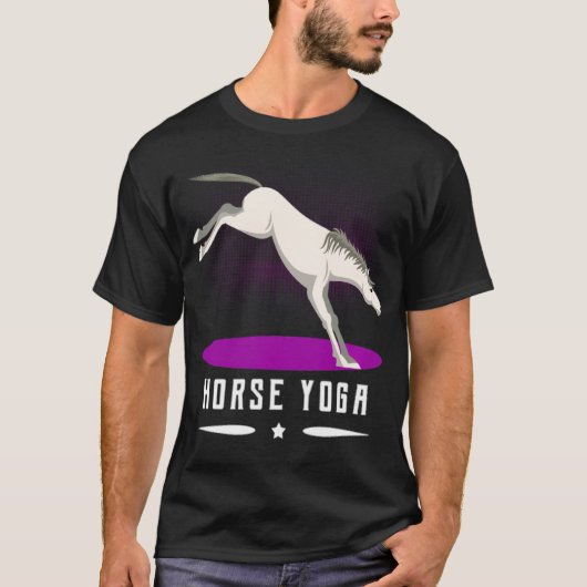 馬のおもしろいギフト乗りギフト馬m tシャツ (正面)