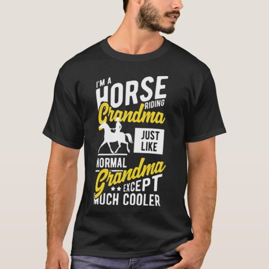 馬のおもしろいギフト乗馬ギフト賭けロデオ Tシャツ (正面)
