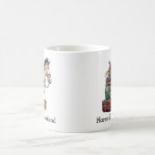 馬のおもしろいマグ馬ショー週末。 コーヒーマグカップ (中央)