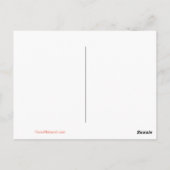 馬のおもしろい名刺 ポストカード (裏面)