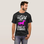 馬のおもしろい贈り物に乗って贈り物アラビアのビビa tシャツ (正面フル)