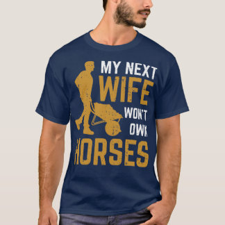馬のおもしろい農場の馬の馬の乗馬ギフト Tシャツ