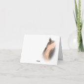 馬のお尻 カード (裏面)