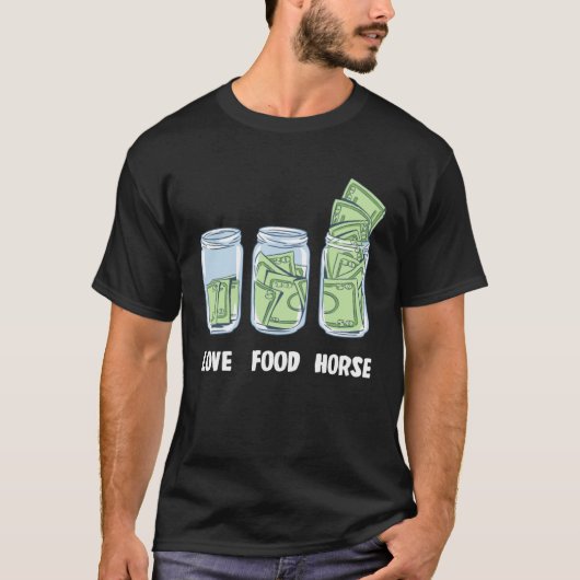 馬のお金銀行 Tシャツ (正面)