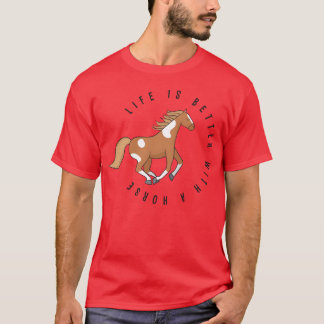 馬のことわざギフト Tシャツ