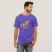 馬のことわざギフト Tシャツ (正面フル)