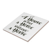 馬のない家 タイル (側面)