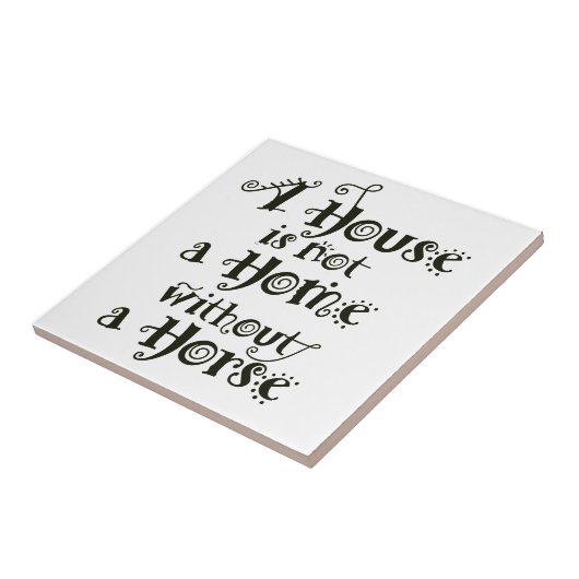 馬のない家 タイル (側面)