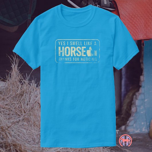 馬のにおいがするって気づいてくれてありがとう Tシャツ