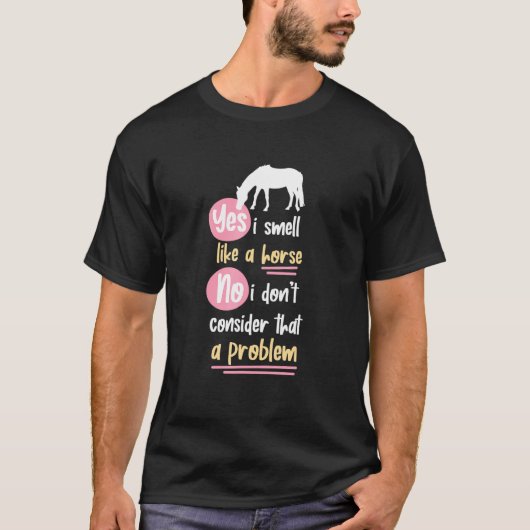 馬のようなにおいがするわ 1 Tシャツ (正面)