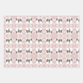 馬のようなプレーリーのクイーンストライプ、ラッピング紙 ラッピングペーパーシート (正面3)