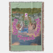 馬のようなプレーリーの女王 スローブランケット (正面縦)