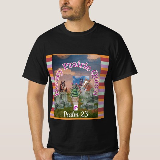 馬のようなプレーリーの女王 Tシャツ (正面)