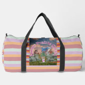 馬のようなプレーリークイーンズスクエアのシール ダッフルバッグ (正面)