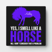 馬のような匂いがす王室のる フォトプラーク (正面)