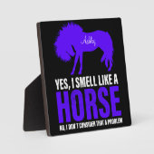 馬のような匂いがす王室のる フォトプラーク (正面)