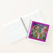 馬のような草原の女王、草とティストのかわいいコーン ノートブック (内部)