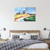 馬のような風上ポンプ キャンバスプリント (インサイチュ (寝室))