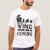 馬のように風に乗る Tシャツ (正面)