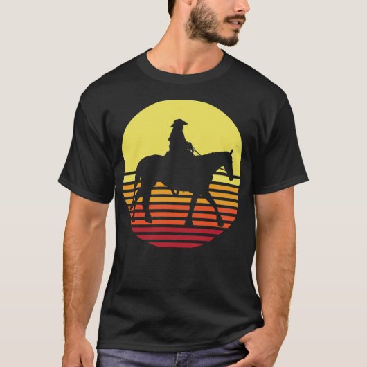 馬のアラビアギャロップ Tシャツ (正面)