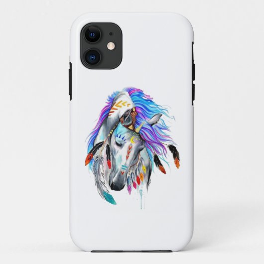 馬のアート Case-Mate iPhoneケース (裏面)