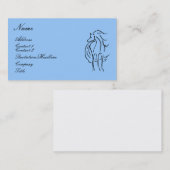 馬のイラストレーションの名刺 名刺 (正面/裏面)