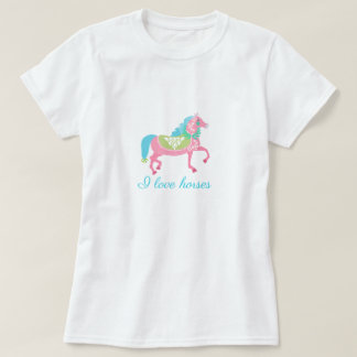 馬のイラストTシャツコレクション Tシャツ