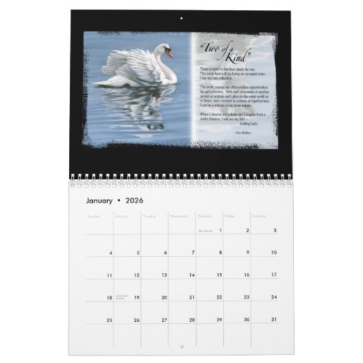 馬のインスピレーションのカレンダー、©Kim McElroy 20… カレンダー (1月 2026)