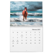 馬のウォールカレンダー カレンダー (2月 2027)