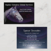 馬のエレガントなプロフェッショナル3.5" x 2.5" 名刺 (正面/裏面)