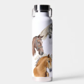 馬のエレガントな誕生日パーティギフト ウォーターボトル (正面)